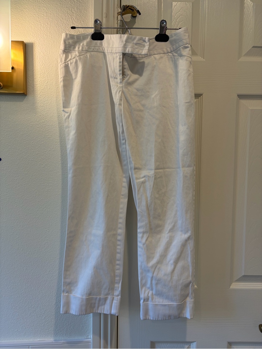 The Limited White Drew Fit Pants